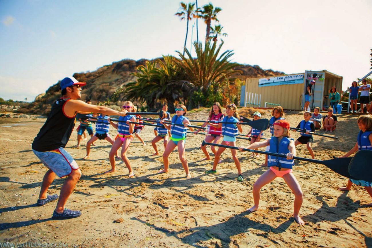 Stand up paddle board lesson in Newport Beach