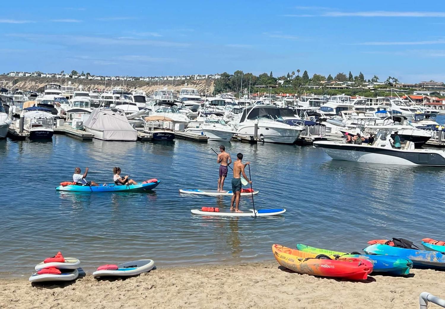 Paddle board and kayak rentals in Newport Beach